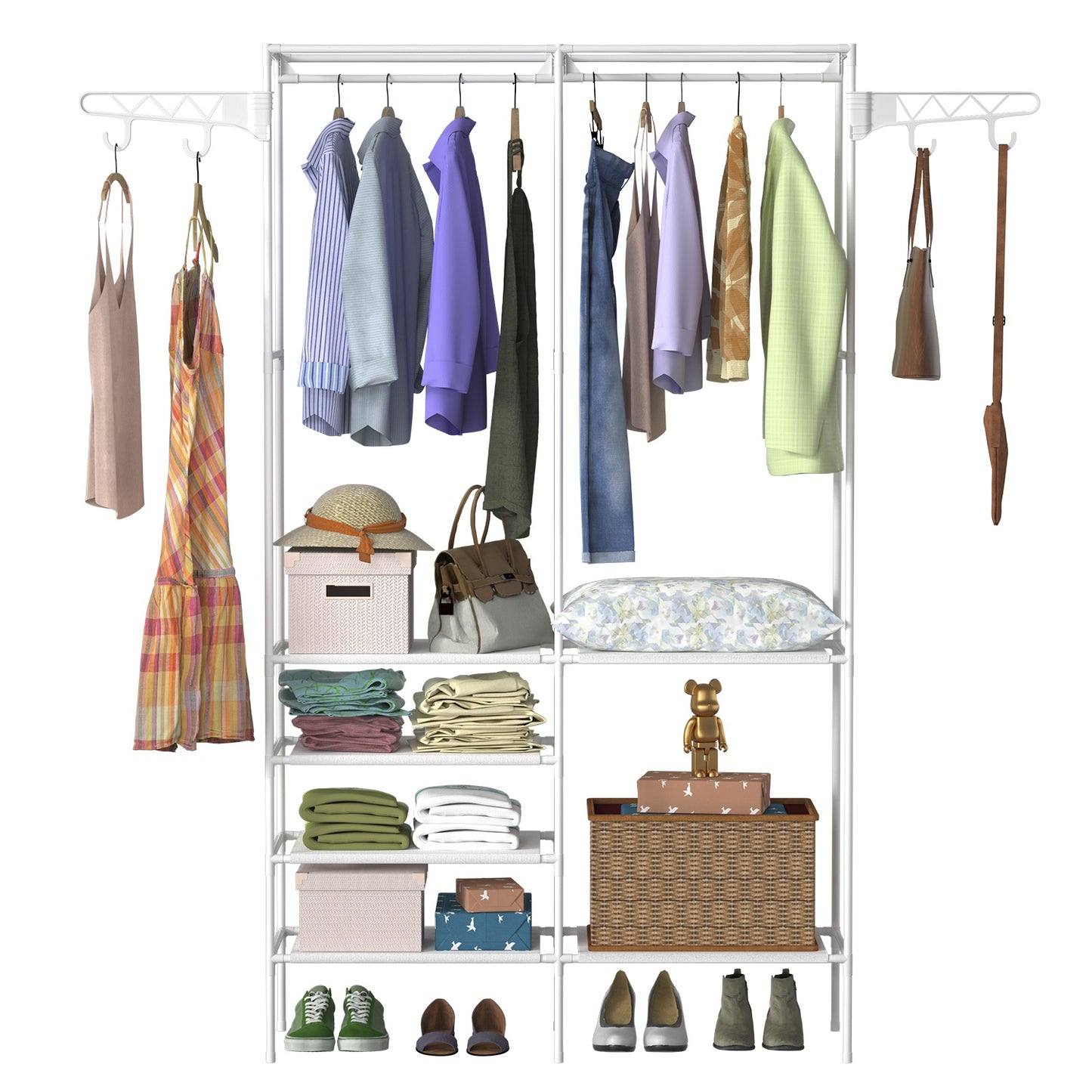 Metal garment rack gallery image 3