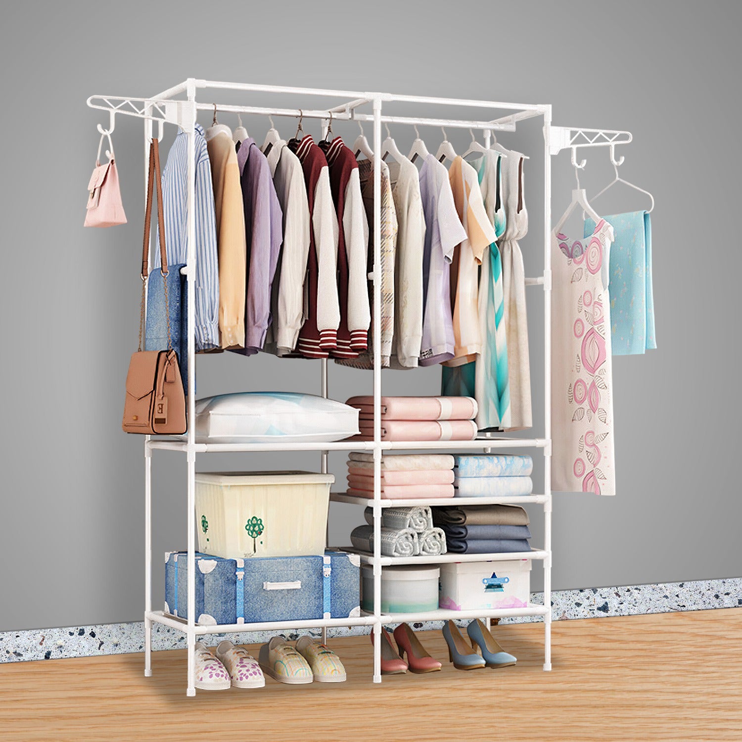 Metal garment rack gallery image 4