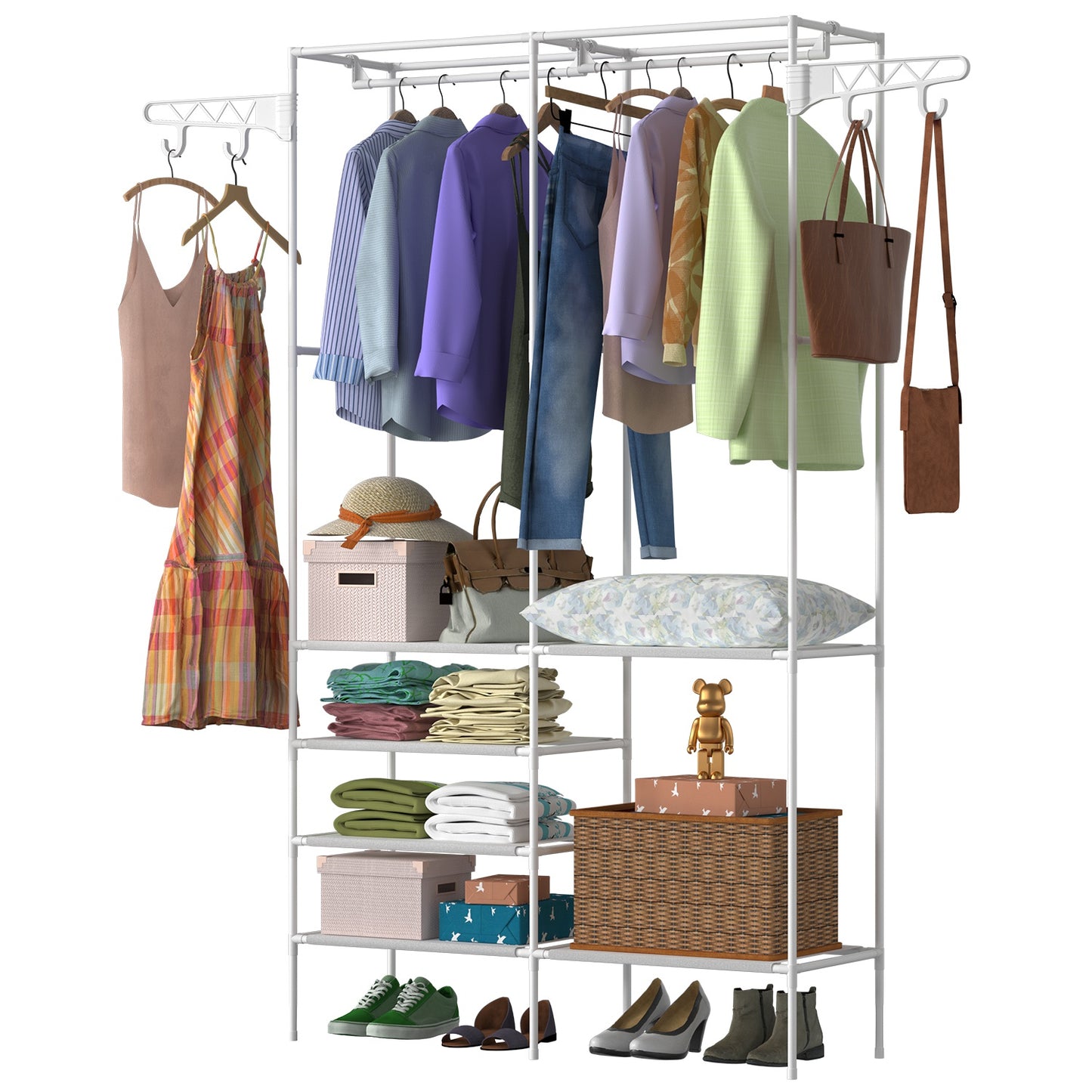 Metal garment rack gallery image 6