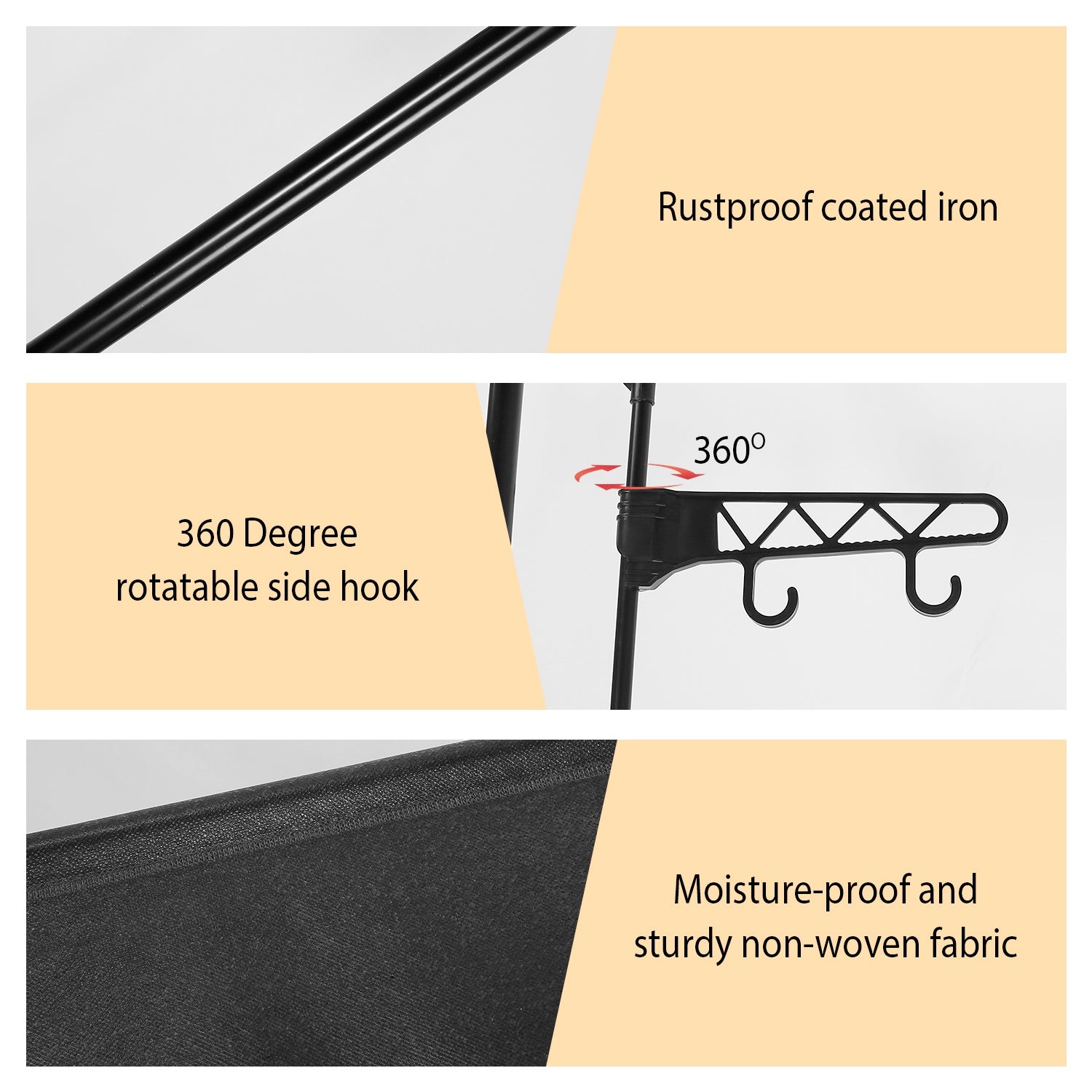 Metal garment rack gallery image 11