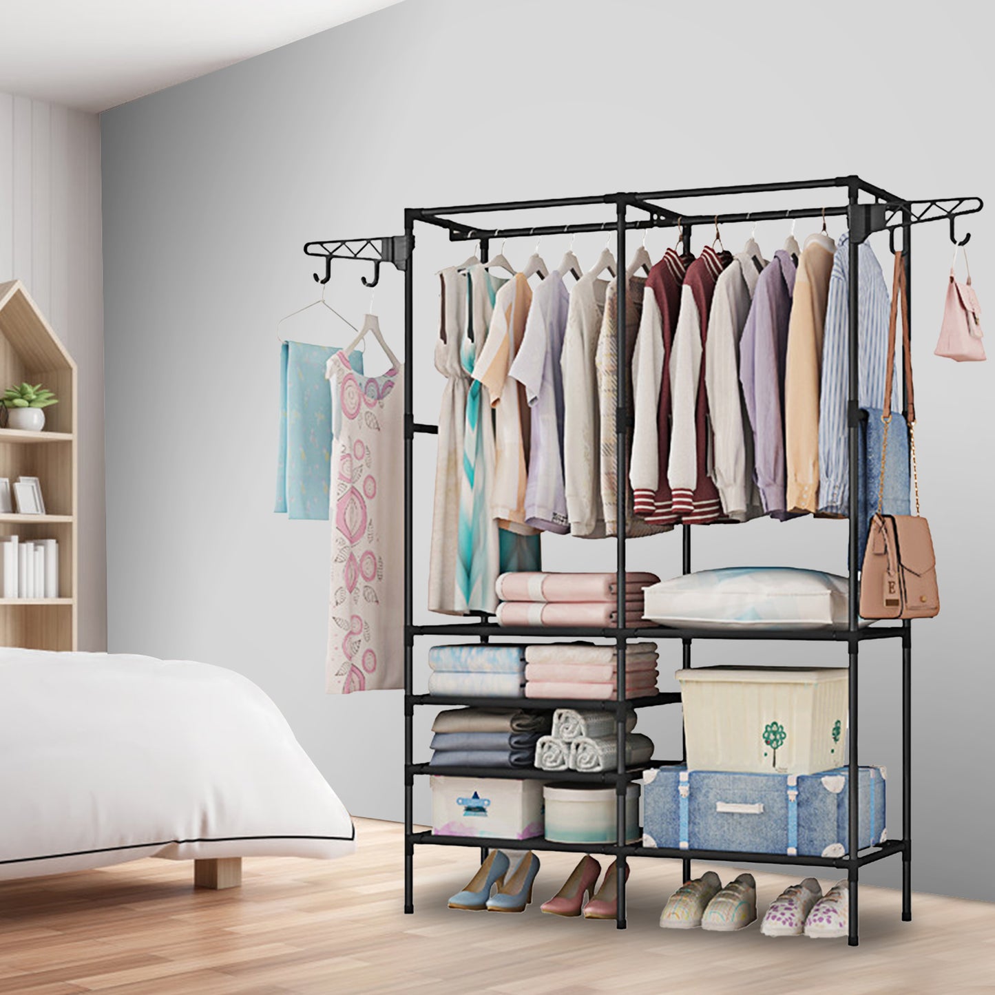 Metal garment rack gallery image 13