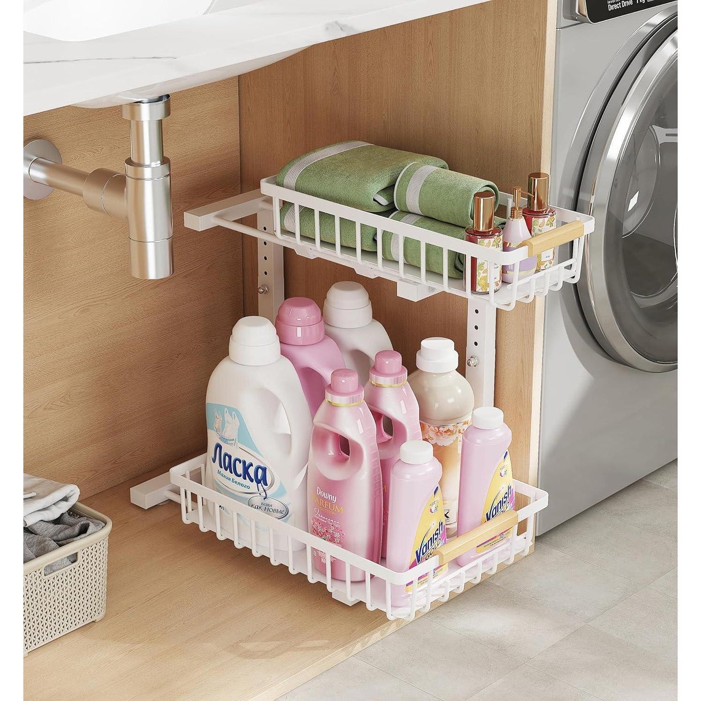 Under-sink storage rack gallery image 10