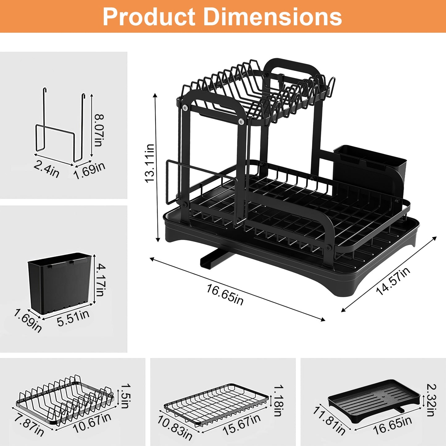 Dish drying rack gallery image 3