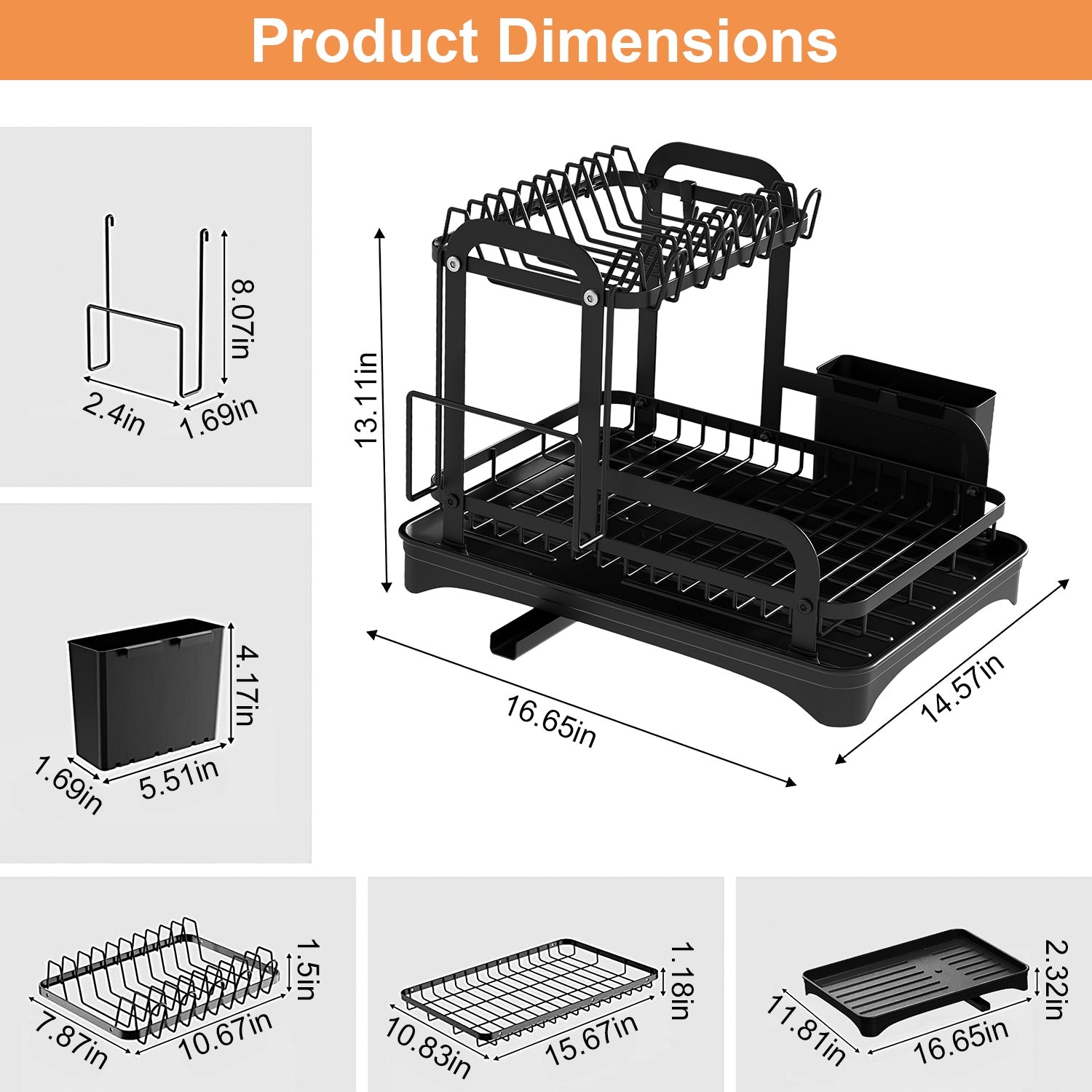 Dish drying rack gallery image 3