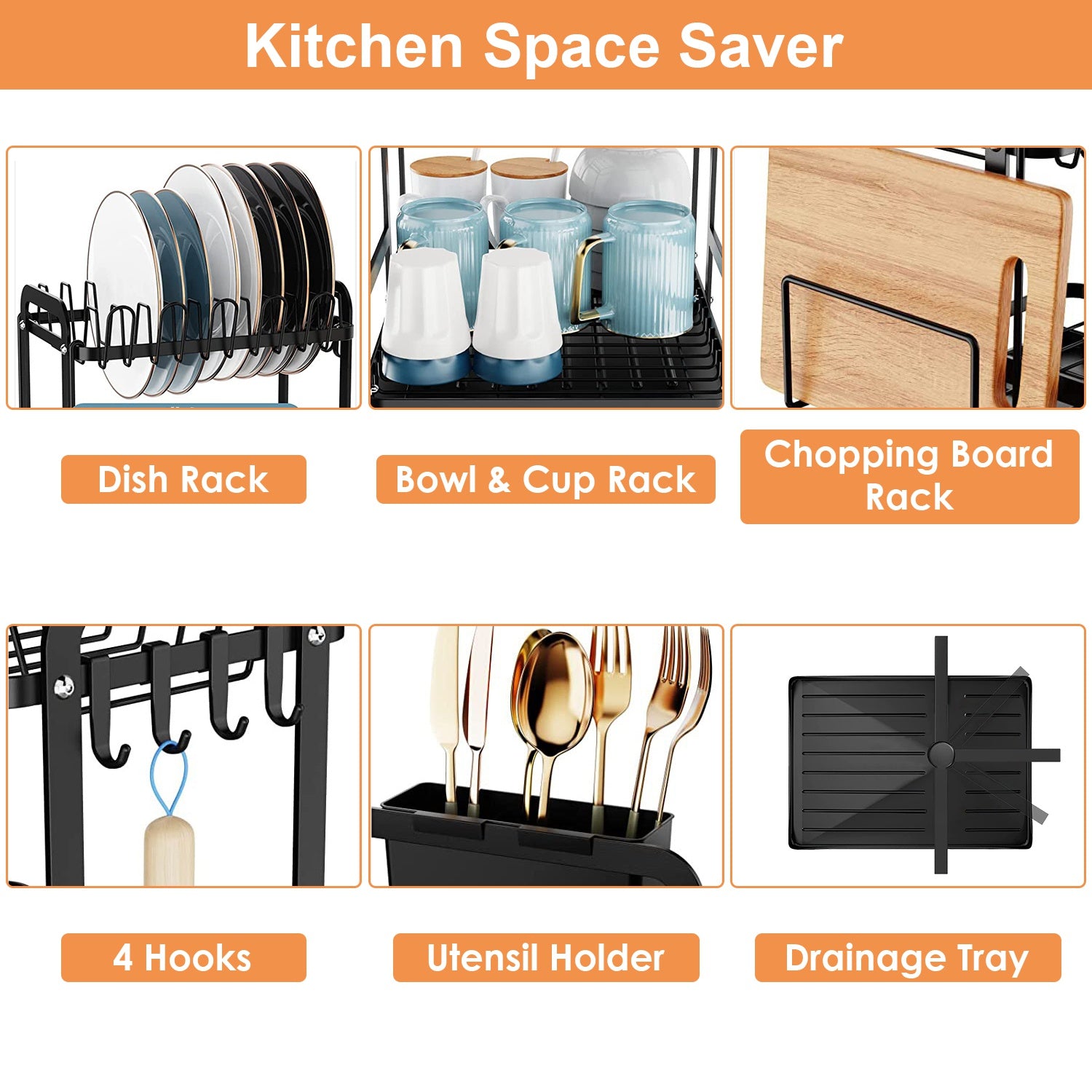 Dish drying rack gallery image 9