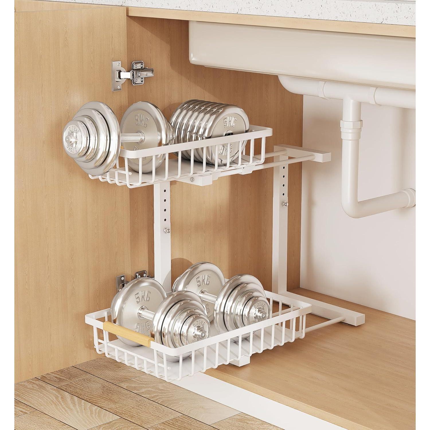 Under-sink storage rack gallery image 4