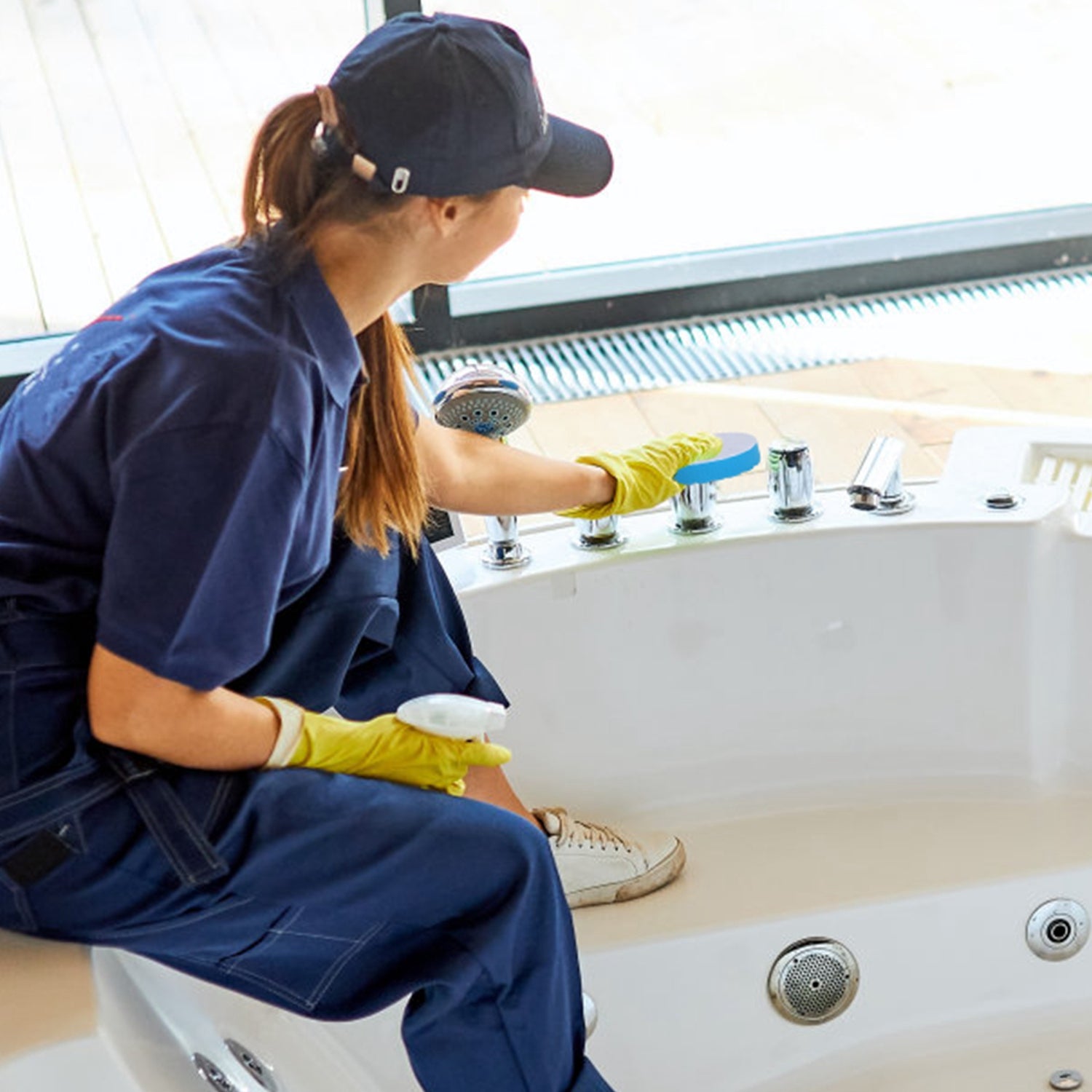 Electric spin scrubber gallery image 9