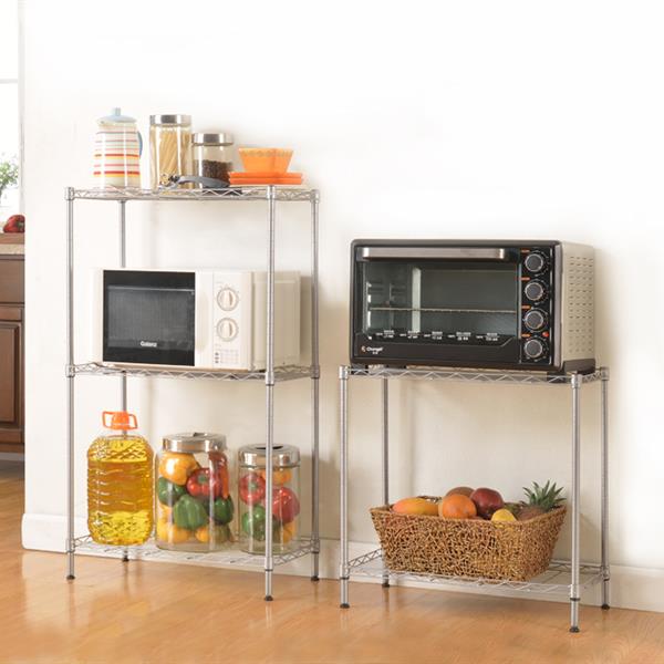 5-tier adjustable storage rack in pantry